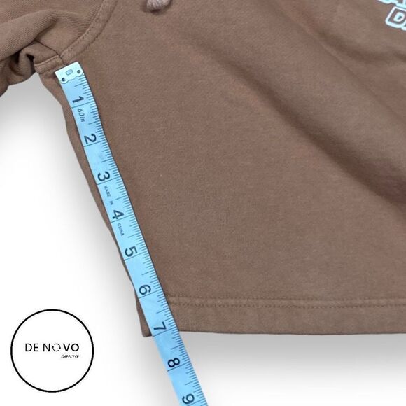 Halfway Dead Men's Drawstring Athletic Shorts Size Medium Tan - Picture 5 of 7